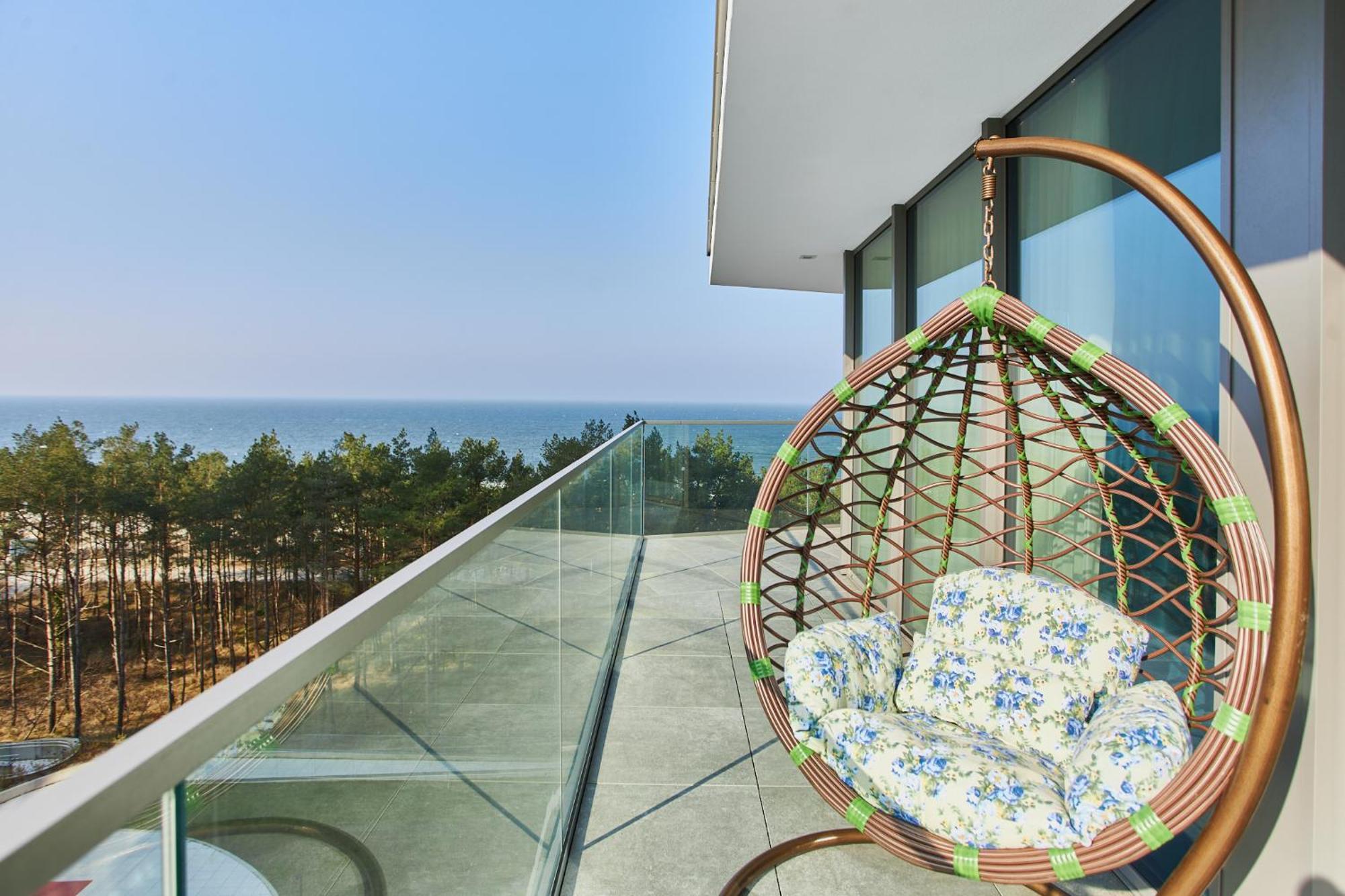 Wave - Aurum II Apartment - Front Sea View Miedzyzdroje Eksteriør billede
