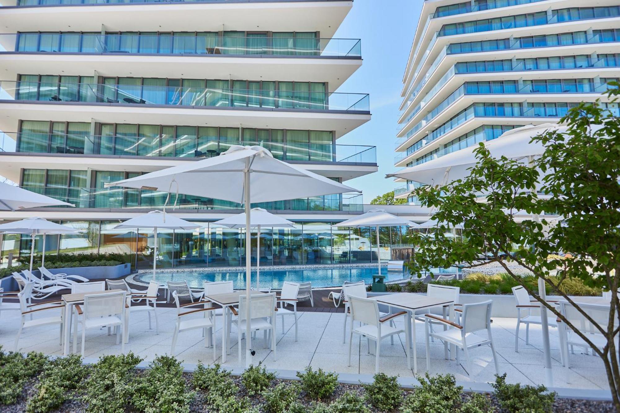 Wave - Aurum II Apartment - Front Sea View Miedzyzdroje Eksteriør billede