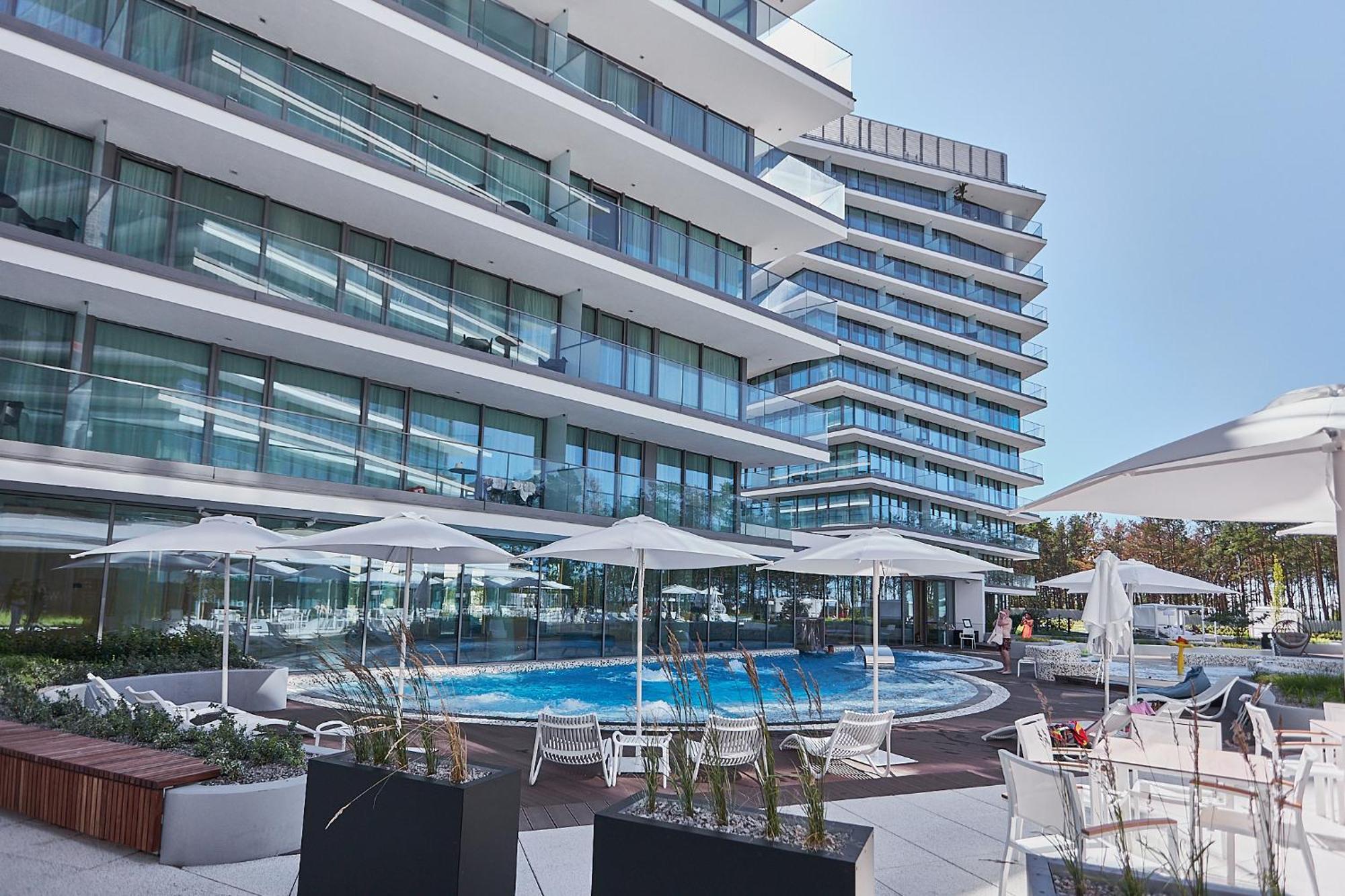 Wave - Aurum II Apartment - Front Sea View Miedzyzdroje Eksteriør billede