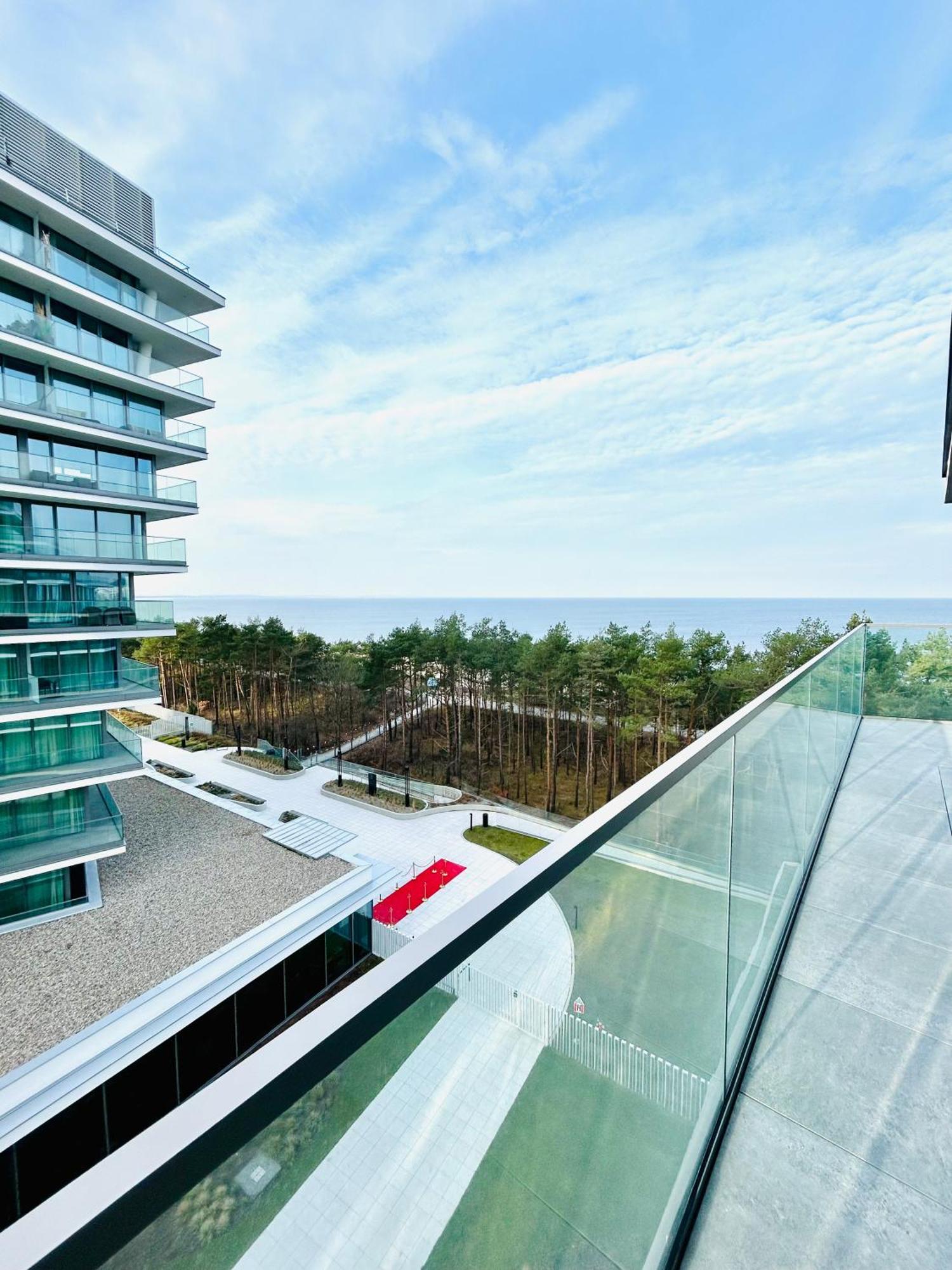 Wave - Aurum II Apartment - Front Sea View Miedzyzdroje Eksteriør billede