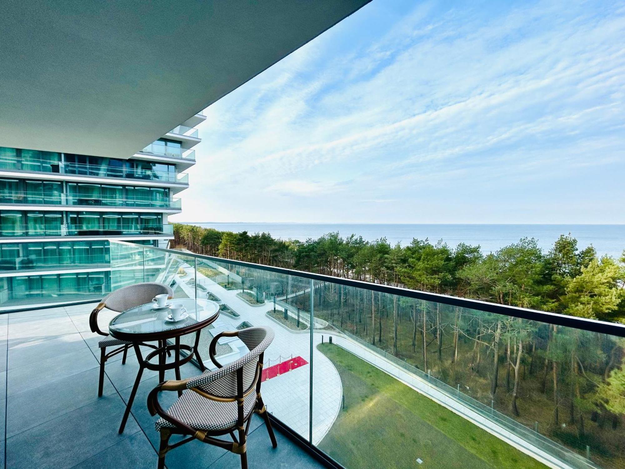 Wave - Aurum II Apartment - Front Sea View Miedzyzdroje Eksteriør billede